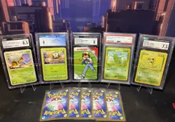 Pokemon Graded Lot – PSA 9 Scyther + CGC Slabs + Bonus Mystery Cards ⚡ - Image 1