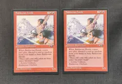 MTG 2x Balduvian Horde Alliances NM/MT Red Rare MAGIC THE GATHERING See Pics - Image 1