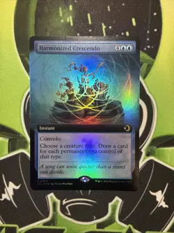 Harmonized Crescendo Foil Extended Art Rare ECL 357 Lorwyn Eclipsed MTG - Image 1