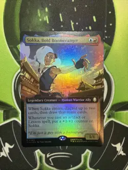 Sokka, Bold Boomeranger (Extended Art Foil) - NM -383 - EN - Avatar: The Las... - Image 1