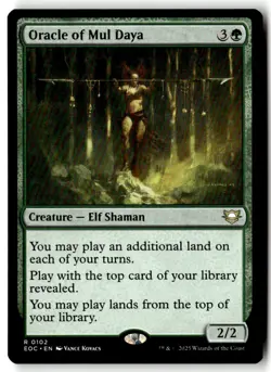 MTG Oracle of Mul Daya [EOC - 102] NM 3-57 - Image 1