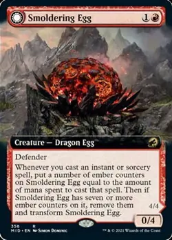 Smoldering Egg / Ashmouth Dragon (Extended Art) - LP R : - Image 1