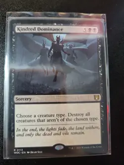 Magic The Gathering MtG NM Kindred Dominance Commander - Image 1