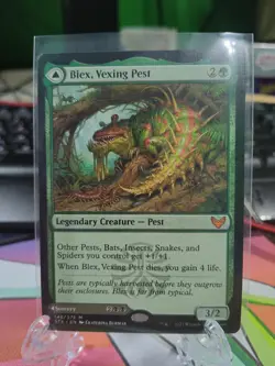 MTG Blex, Vexing Pest – Strixhaven: School of Mages Card # 148 - Image 1
