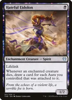 MTG HATEFUL EIDOLON 101 - THEROS BEYOND DEATH THB - BLACK ENCHANTMENT SPIRIT - Image 1