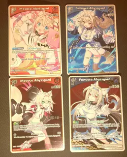 Hololive OCG ENG - Enchant Regalia Fuwawa Mococo Set hBP05-050+hBP05-038 +2 Bau - Image 1