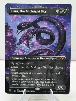 Junji, the Midnight Sky (Borderless) Kamigawa: Neon Dynasty regular - Image 4