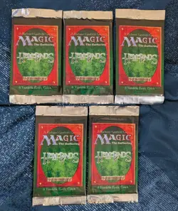 Homelands Booster X5 Lot - MTG Magic The Gathering Sealed New Boosters 742818065085 - Image 1