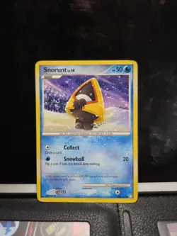 Pokemon TCG Snorunt 100/123 Mysterious Treasures Common Card (LP) - Image 1