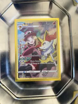Pokemon TCG Braixen TG01/TG30 Ultra Rare Holo Silver Tempest Trainer Gallery NM - Image 1