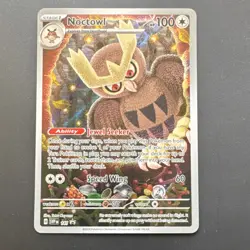 The Pokemon Company Noctowl 141 Sv: Scarlet & Violet Promo Exclusive Holo 100 HP - Image 1
