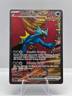 Roaring Moon ex 229/182 Ultra Rare Paradox Rift Pokemon NM - Image 1