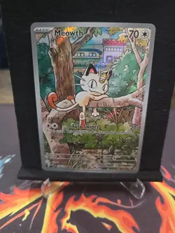 Pokemon Meowth 106/094 – Phantasmal Flames – English IR (Illustration Rare) NM - Image 1