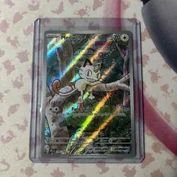 Meowth 106/094 Me02: Phantasmal Flames Holo Pokemon TCG - Image 1