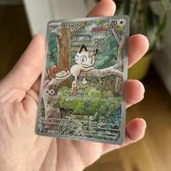 NM- Meowth - 106/094 - Illustration Rare - Pokemon - Phantasmal Flames - Image 3