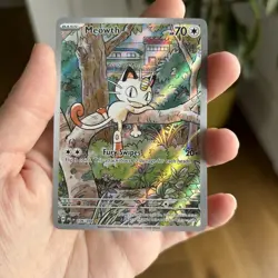 NM- Meowth - 106/094 - Illustration Rare - Pokemon - Phantasmal Flames - Image 4