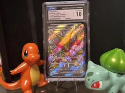 Pokemon Alakazam ex 215/091 Paldean Fates Shiny Ultra Rare Holo 310 HP - Image 1
