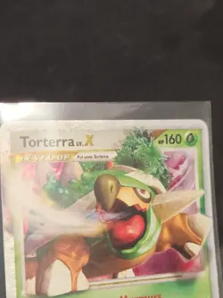 2007 Pokemon Diamond & Pearl Torterra LV.X DP09 Black Star Promo HP - Image 5