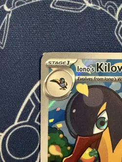 Iono's Kilowattrel 163/159 Illustration Rare Sv09: Journey Together Pokemon JTG - Image 2