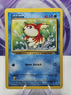Goldeen 53/64 Jungle Pokemon TCG LP - Image 1