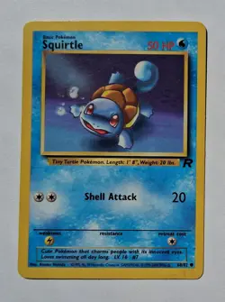 Pokemon - Squirtle - Team Rocket 68/82 - Common - NM - Image 1