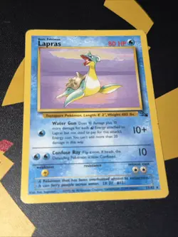 Lapras LP Fossil 25/62 Vintage Pokemon - Image 1