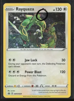 Rayquaza - Promo SWSH: Sword & Shield Promo Cards SWSH029 NM Pokemon Card Swirl - Image 1