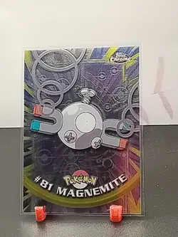 2000 Topps Chrome Pokemon Series 2 #81 Magnemite - Image 1