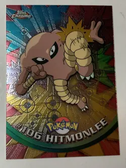 2000 Topps Chrome Pokemon Series 2 #106 Hitmonlee FREE COMBINED SHIPPING - Image 1