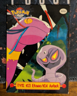 Pokemon Topps - TV12 #23 Ekans & #24 Arbok Animation Set - Image 1
