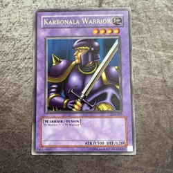 Karbonala Warrior - LOB-067- Rare Unlimited Ed Yugioh - LP - Image 1