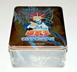 Yugioh Japanese Booster Pack Collectors Tin YU-GI-OH - Factory SEALED Metal Box - Image 1
