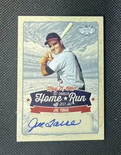 2025 JOE TORRE Leaf Lumber 2/2 AUTOGRAPH AUTO ('eBay 1/1') SUPER SHORT PRINT! - Image 1