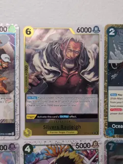 Lot Of (6) One Piece TCG Foil Cards SR R P C - Image 3