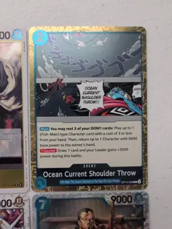 Lot Of (6) One Piece TCG Foil Cards SR R P C - Image 4