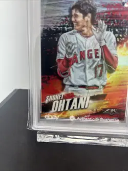 2018 Topps Fire Shohei Ohtani RC HOT STARTS #HS-1 PSA 10 GEM MINT 🔥🔥 - Image 5