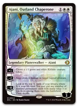Ajani, Outland Chaperone #4 (Foil) (NM) ECL Magic MTG - Image 1