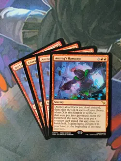 Anzrag's Rampage x 4 | 7% Off 2+ | Karlov Manor | NM | MTG - Image 1
