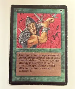 MTG Berserk, Beta Edition, Magic the Gathering 1993 - Image 1