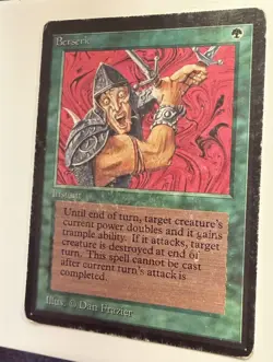 MTG Berserk, Beta Edition, Magic the Gathering 1993 - Image 2