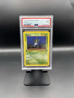 1999 1st Ed Jungle Oddish #58 PSA 9 - Image 1