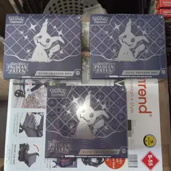 Pokemon Scarlet & Violet Paldean Fates Elite Trainer Box ETB Lot - Image 1