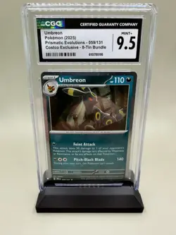 CGC 9.5 The Pokemon Company Umbreon 059/131 Prismatic Evolutions Holo Rare 2025 - Image 1