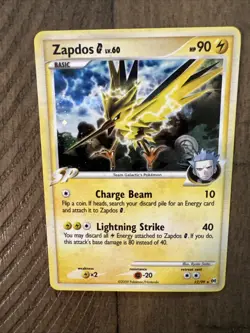 Pokemon TCG Zapdos G 12/99 Arceus Holo Rare - Image 3