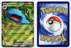 VENUSAUR EX 151 003/165 NM DOUBLE RARE POKEMON - Image 1