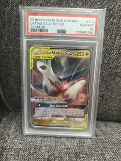Pokemon Latias & Latios GX 113/181 Team Up PSA 10 Gem Mint - Image 3
