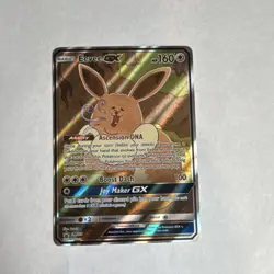 Pokemon Eevee GX SM233 Sun & Moon Promo Full Art Holo Black Star Promo Card - Image 1
