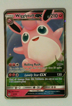 Pokemon Card TCG - Wigglytuff GX 42/68 Ultra Rare Hidden Fates Near Mint - Image 1