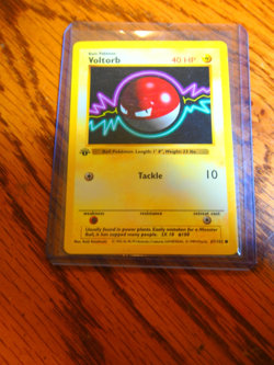 Pokemon 1999 1st Edition Shadowless Base Voltorb common card - Image 5