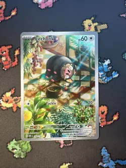 Lechonk 209/197 Pokemon TCG SV03: Obsidian Flames Illustration Rare - Image 1